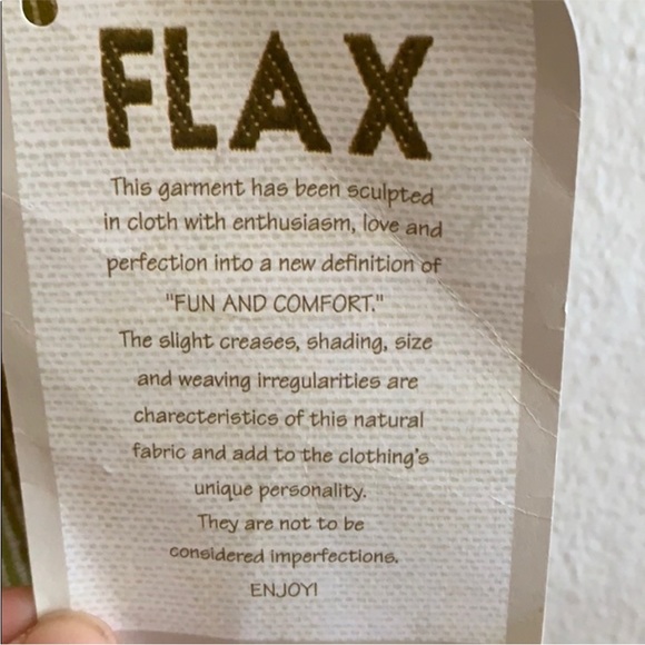 Flax Maxi Green Stripe Elastic Waist Skirt S - Picture 5 of 8